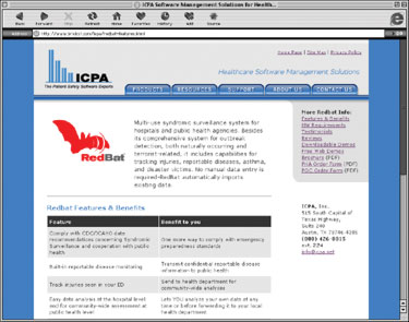 website design subpage