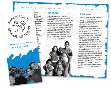 graphic design trifold brochure