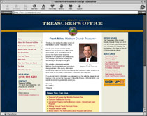 st. louis web design Madison County Treasurer