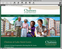 web design Chateau at Lake Saint Louis