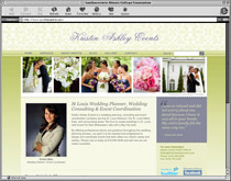 st louis web design for wedding planner